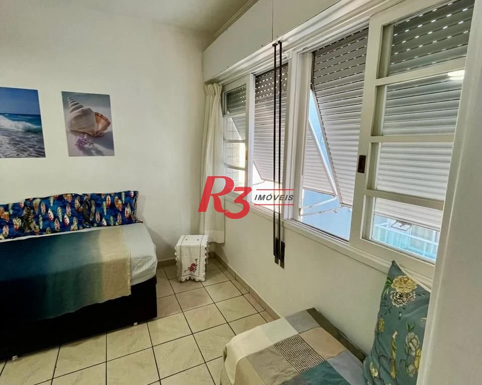 Kitnet com 1 dormitório à venda, 37 m² por R$ 310.000,00 - Embaré - Santos/SP