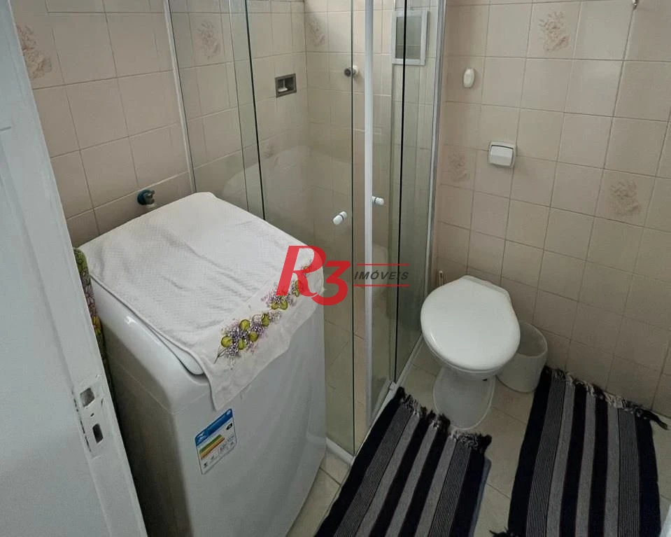 Kitnet com 1 dormitório à venda, 37 m² por R$ 310.000,00 - Embaré - Santos/SP