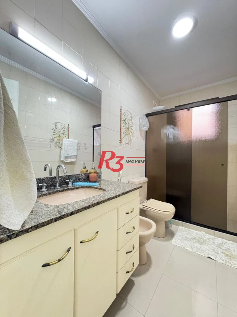 Apartamento para alugar, 150 m² por R$ 7.500,02/mês - Aparecida - Santos/SP