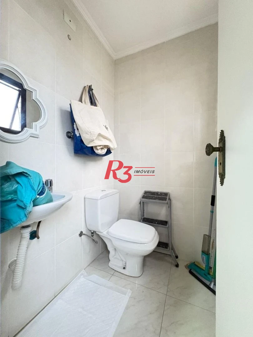 Apartamento para alugar, 150 m² por R$ 7.500,02/mês - Aparecida - Santos/SP