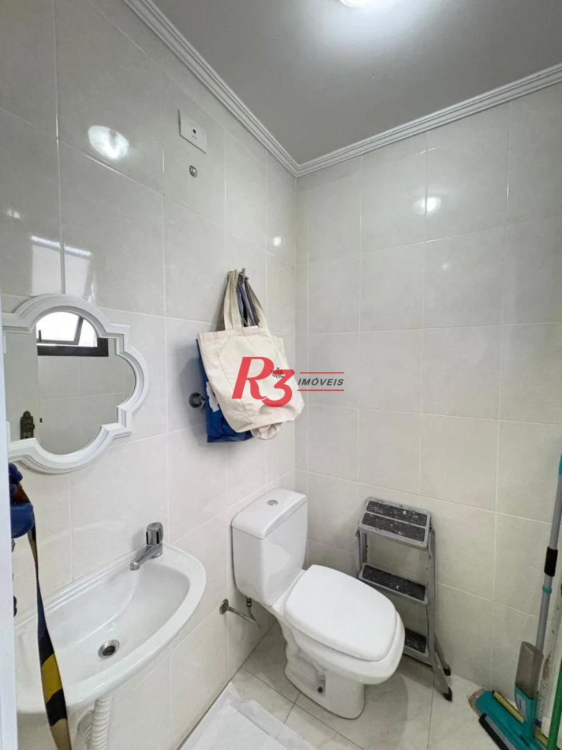 Apartamento para alugar, 150 m² por R$ 7.500,02/mês - Aparecida - Santos/SP
