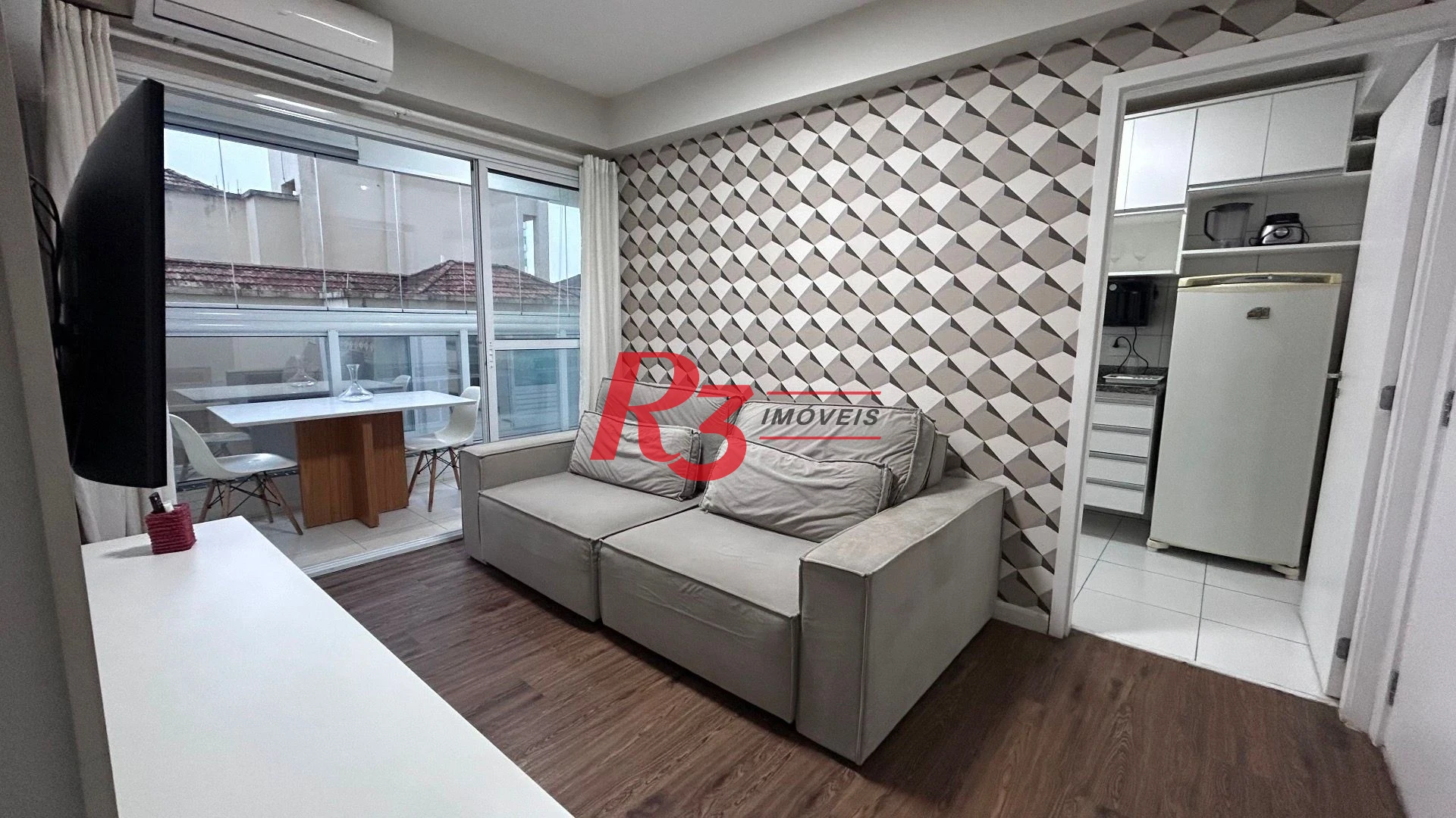 Apartamento com 1 dormitório, 45 m² - venda por R$ 750.000,00 ou aluguel por R$ 5.000,00/ano - Ponta da Praia - Santos/SP