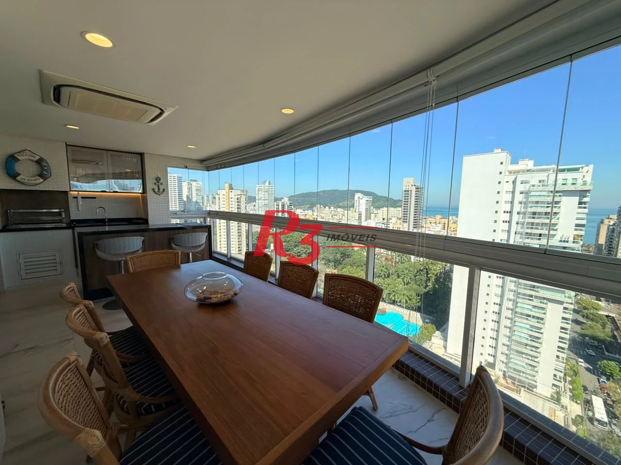 Apartamento com 3 dormitórios à venda, 164 m² por R$ 3.400.000,00 - Aparecida - Santos/SP