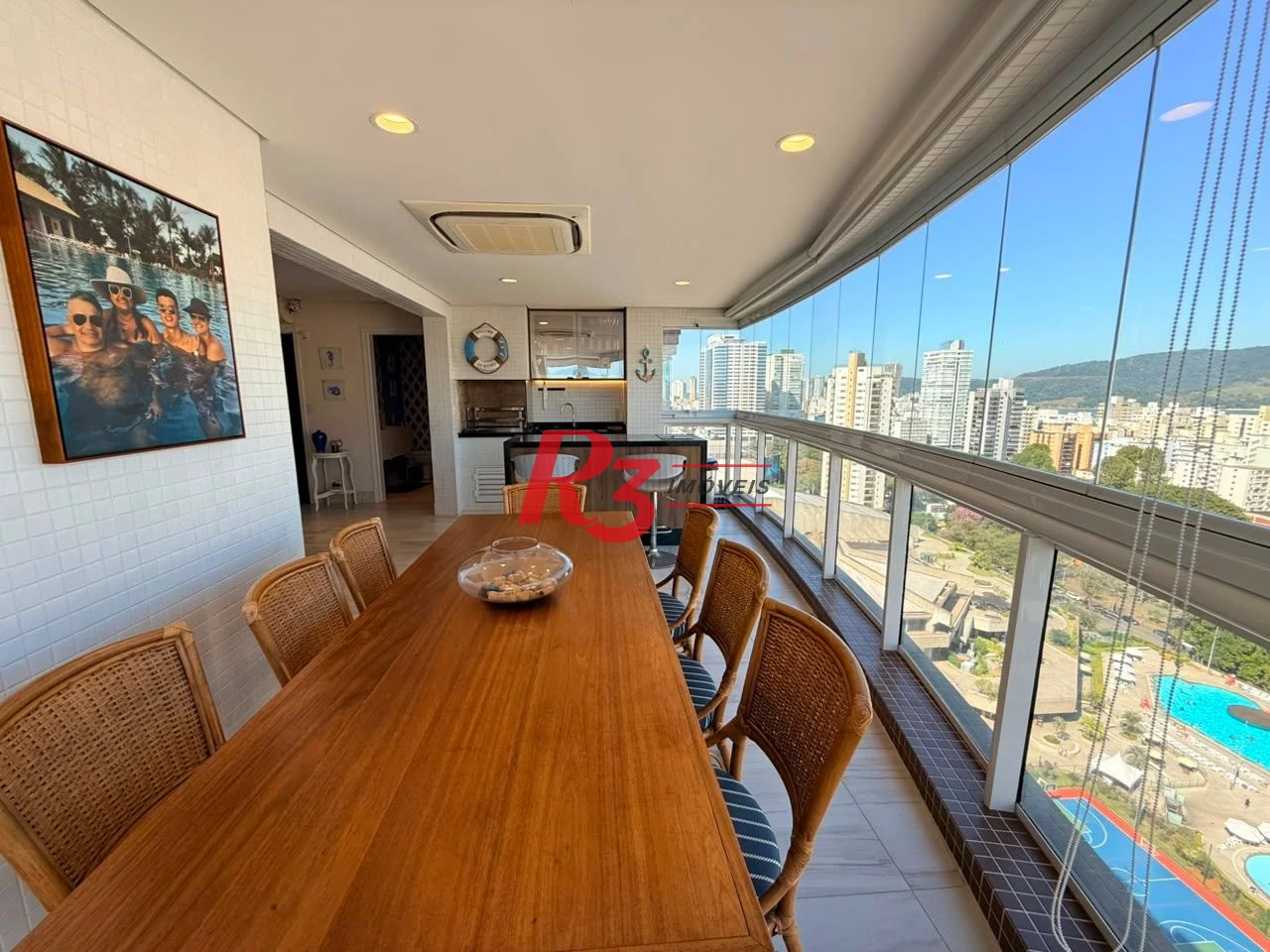 Apartamento com 3 dormitórios à venda, 164 m² por R$ 3.400.000,00 - Aparecida - Santos/SP