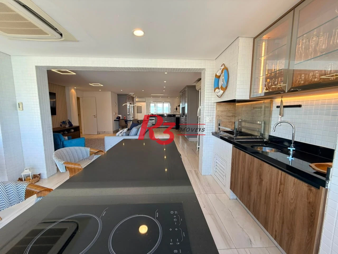 Apartamento com 3 dormitórios à venda, 164 m² por R$ 3.400.000,00 - Aparecida - Santos/SP
