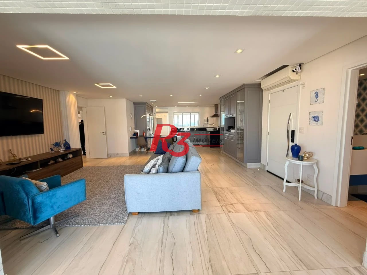 Apartamento com 3 dormitórios à venda, 164 m² por R$ 3.400.000,00 - Aparecida - Santos/SP