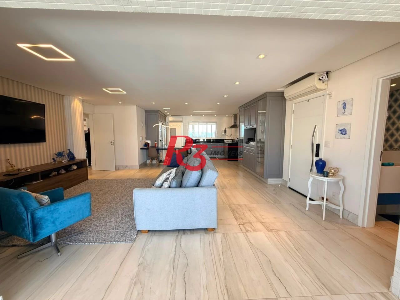 Apartamento com 3 dormitórios à venda, 164 m² por R$ 3.400.000,00 - Aparecida - Santos/SP
