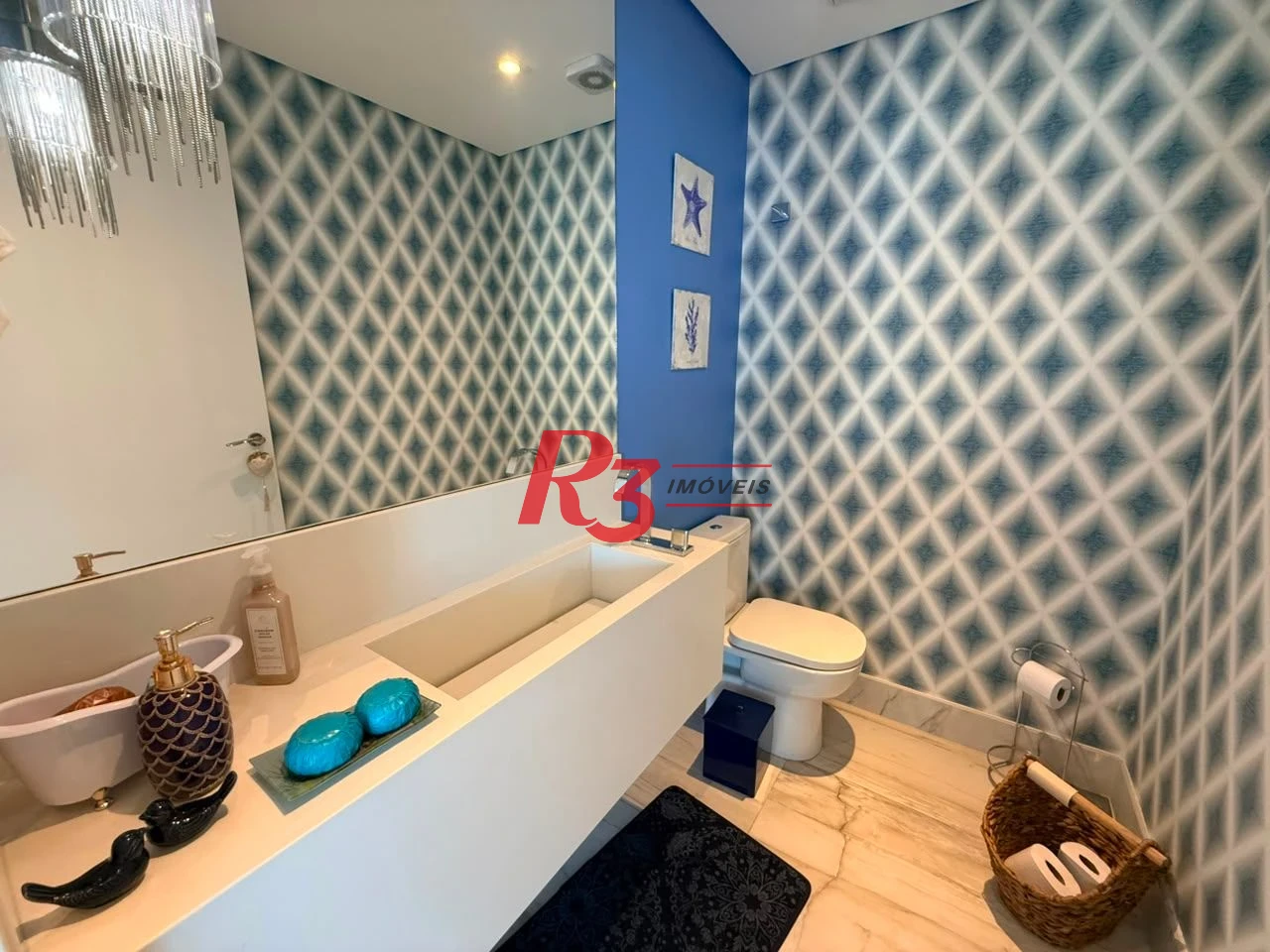 Apartamento com 3 dormitórios à venda, 164 m² por R$ 3.400.000,00 - Aparecida - Santos/SP