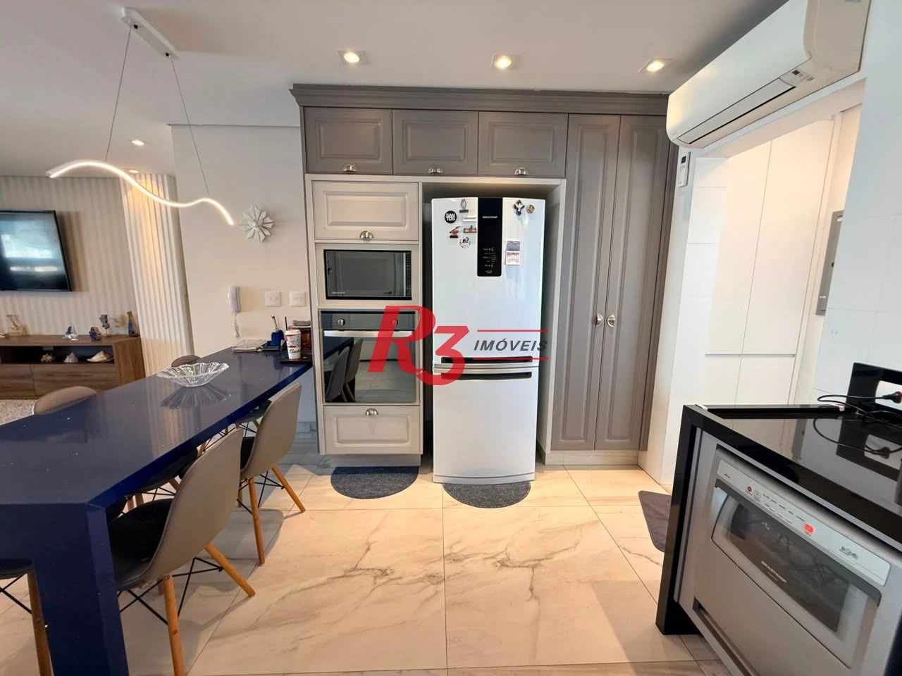 Apartamento com 3 dormitórios à venda, 164 m² por R$ 3.400.000,00 - Aparecida - Santos/SP