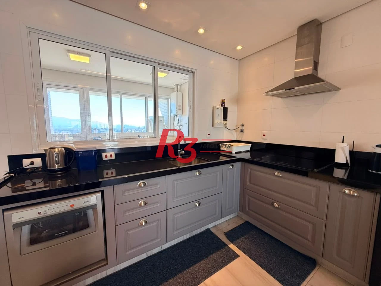 Apartamento com 3 dormitórios à venda, 164 m² por R$ 3.400.000,00 - Aparecida - Santos/SP
