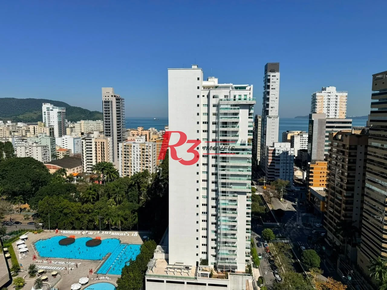 Apartamento com 3 dormitórios à venda, 164 m² por R$ 3.400.000,00 - Aparecida - Santos/SP