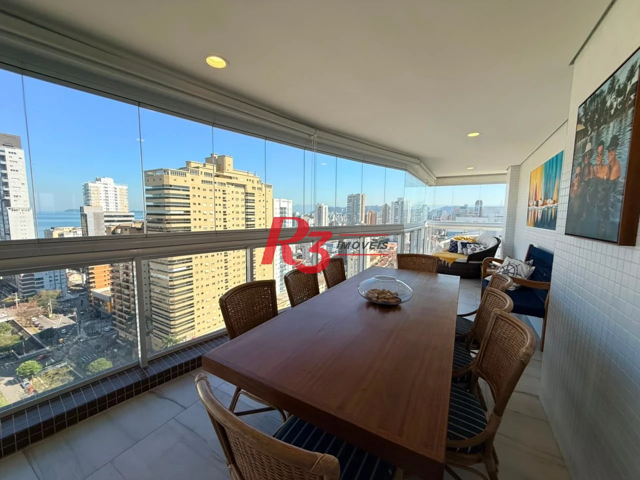 Apartamento com 3 dormitórios à venda, 164 m² por R$ 3.400.000,00 - Aparecida - Santos/SP