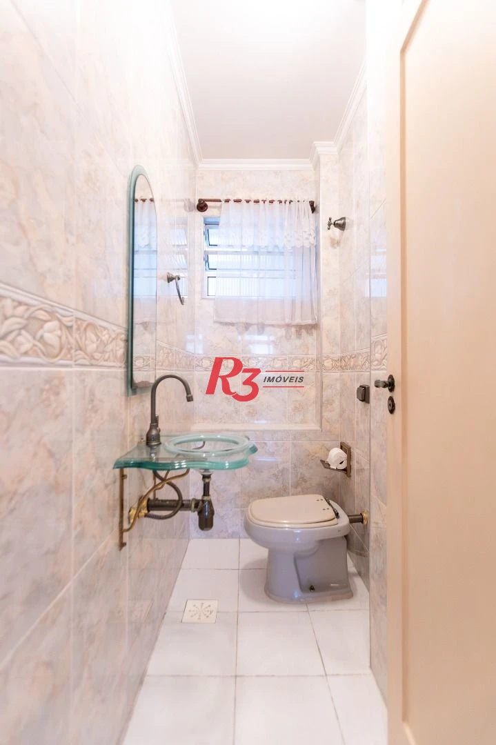 Apartamento com 3 dormitórios à venda, 178 m² por R$ 1.600.000,00 - Gonzaga - Santos/SP