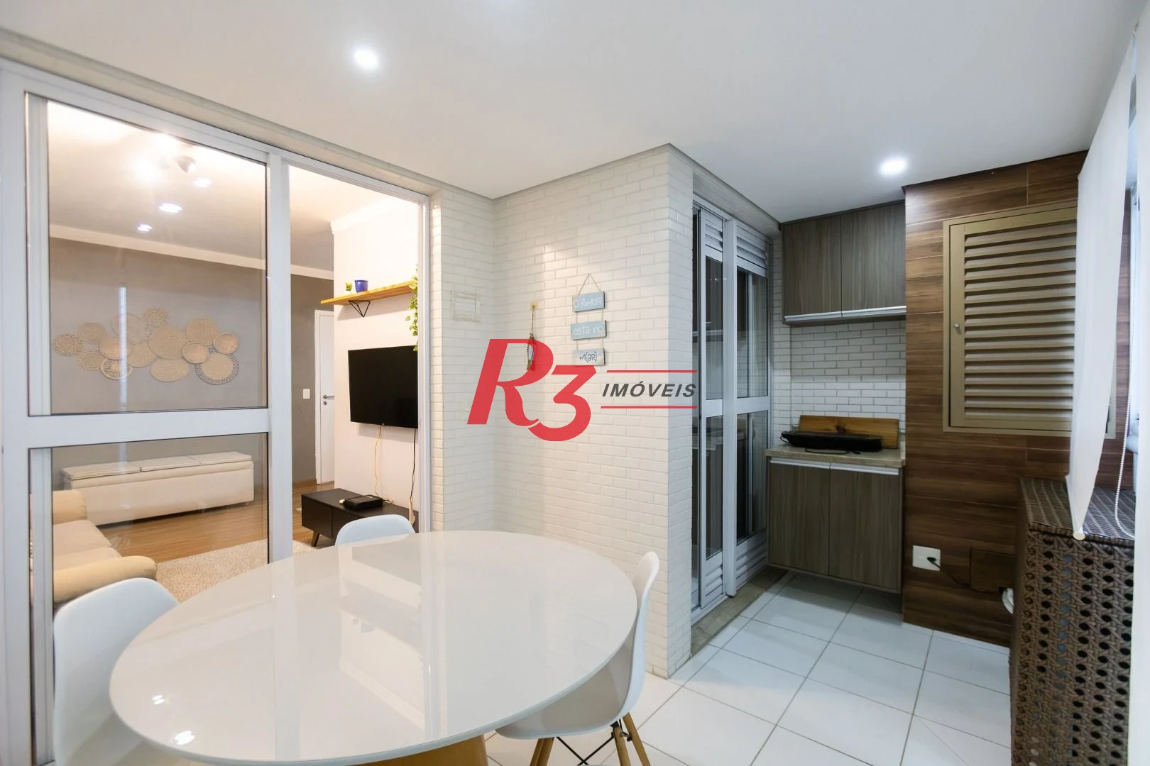 Apartamento com 1 dormitório para alugar, 49 m² por R$ 5.500,02/mês - Ponta da Praia - Santos/SP