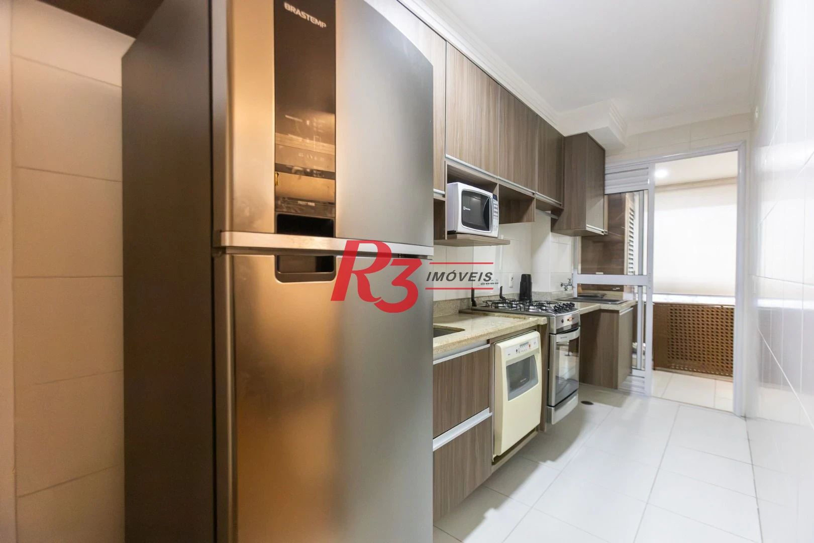 Apartamento com 1 dormitório para alugar, 49 m² por R$ 5.500,02/mês - Ponta da Praia - Santos/SP