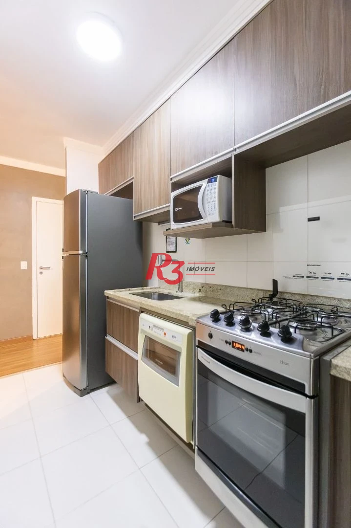 Apartamento com 1 dormitório para alugar, 49 m² por R$ 5.500,02/mês - Ponta da Praia - Santos/SP