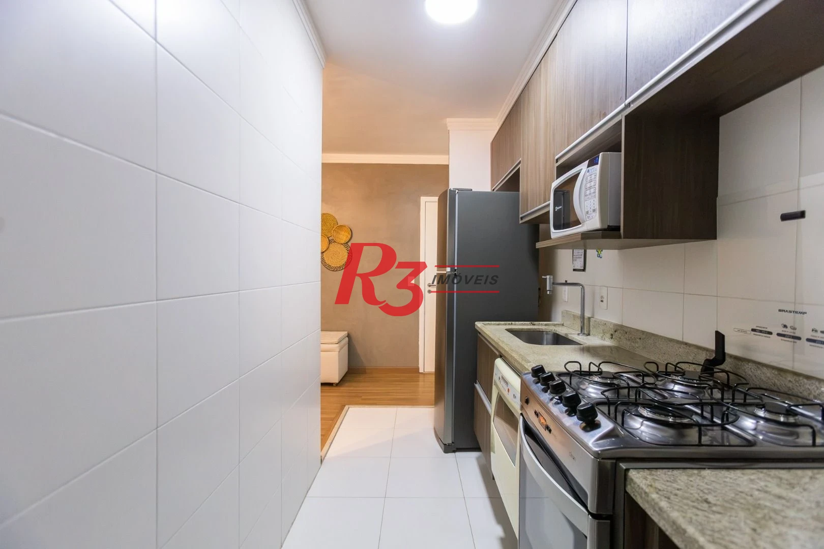 Apartamento com 1 dormitório para alugar, 49 m² por R$ 5.500,02/mês - Ponta da Praia - Santos/SP
