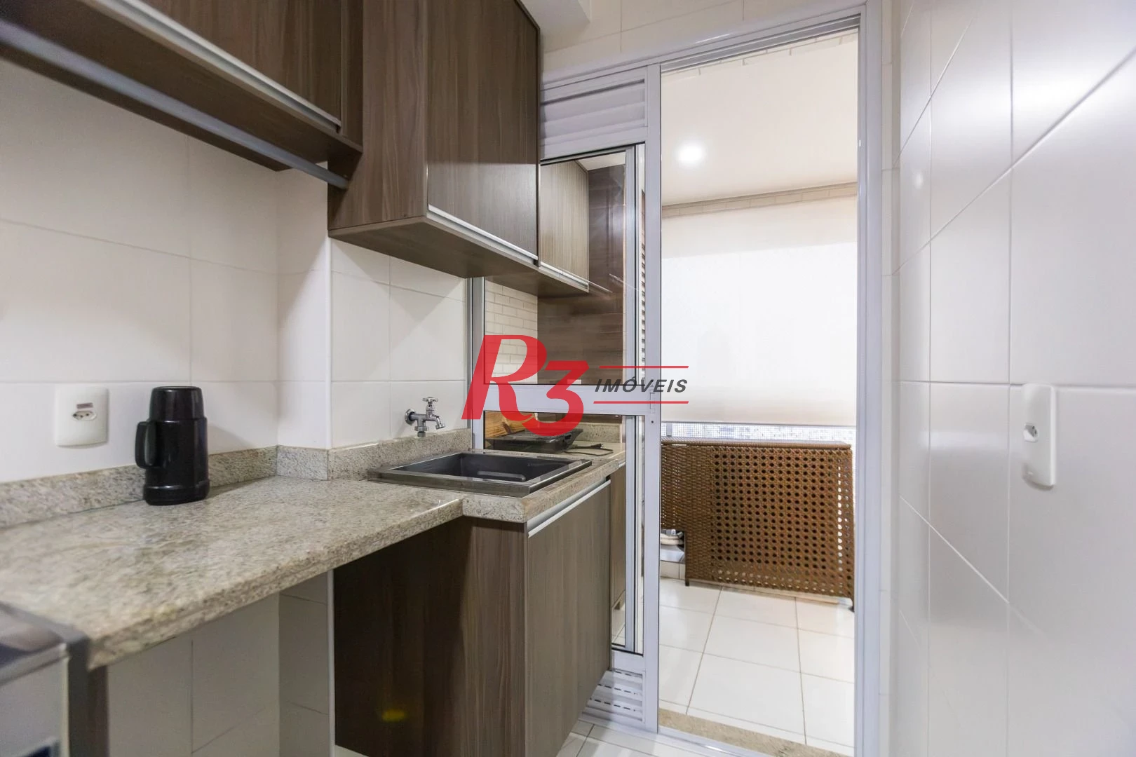 Apartamento com 1 dormitório para alugar, 49 m² por R$ 5.500,02/mês - Ponta da Praia - Santos/SP