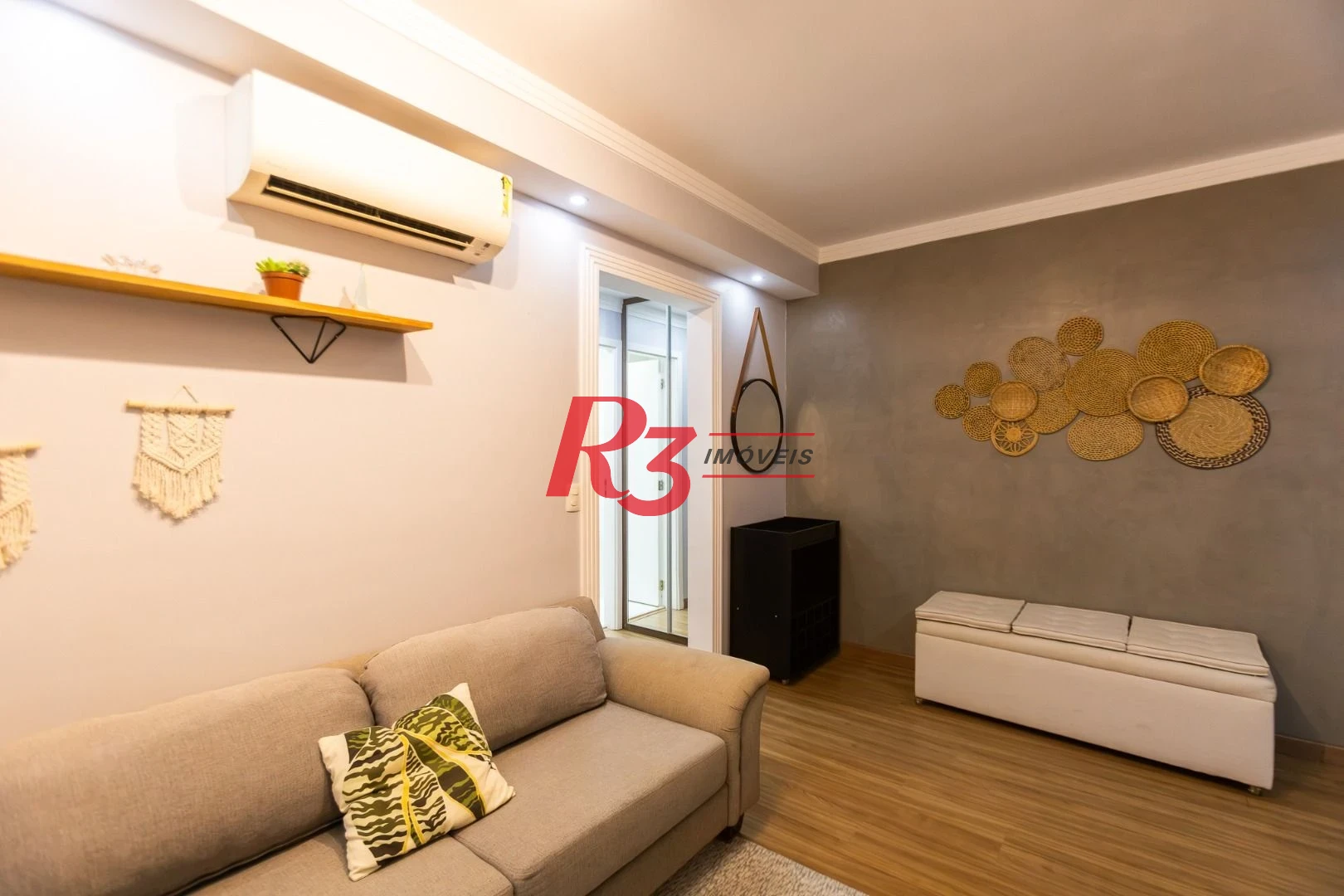 Apartamento com 1 dormitório para alugar, 49 m² por R$ 5.500,02/mês - Ponta da Praia - Santos/SP