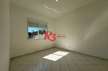 Apartamento com 2 dormitórios para alugar, 90 m² por R$ 3.200,00/mês - Gonzaga - Santos/SP