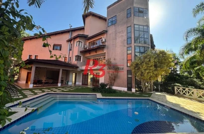 Casa com 4 dormitórios à venda, 960 m² por R$ 7.600.000,00 - Morro de Nova Cintra - Santos/SP