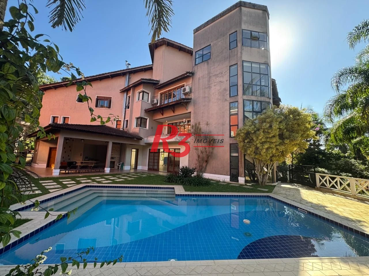 Casa com 4 dormitórios à venda, 960 m² por R$ 7.600.000,00 - Morro de Nova Cintra - Santos/SP