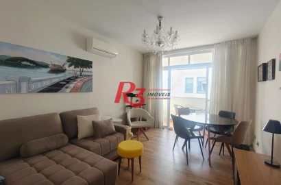 Apartamento com 2 dormitórios à venda, 86 m² por R$ 900.000,00 - Gonzaga - Santos/SP