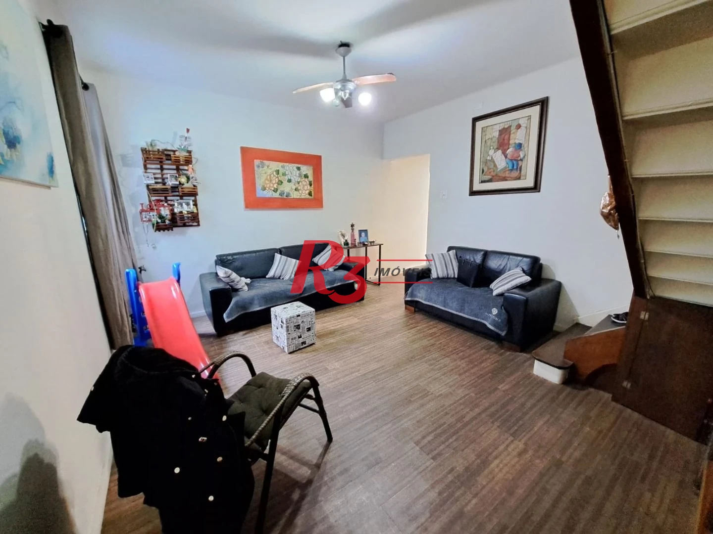 Sobrado com 2 dormitórios à venda, 186 m² por R$ 800.000,00 - Campo Grande - Santos/SP