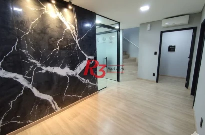 Sala à venda, 160 m² por R$ 380.000,00 - Vila Matias - Santos/SP