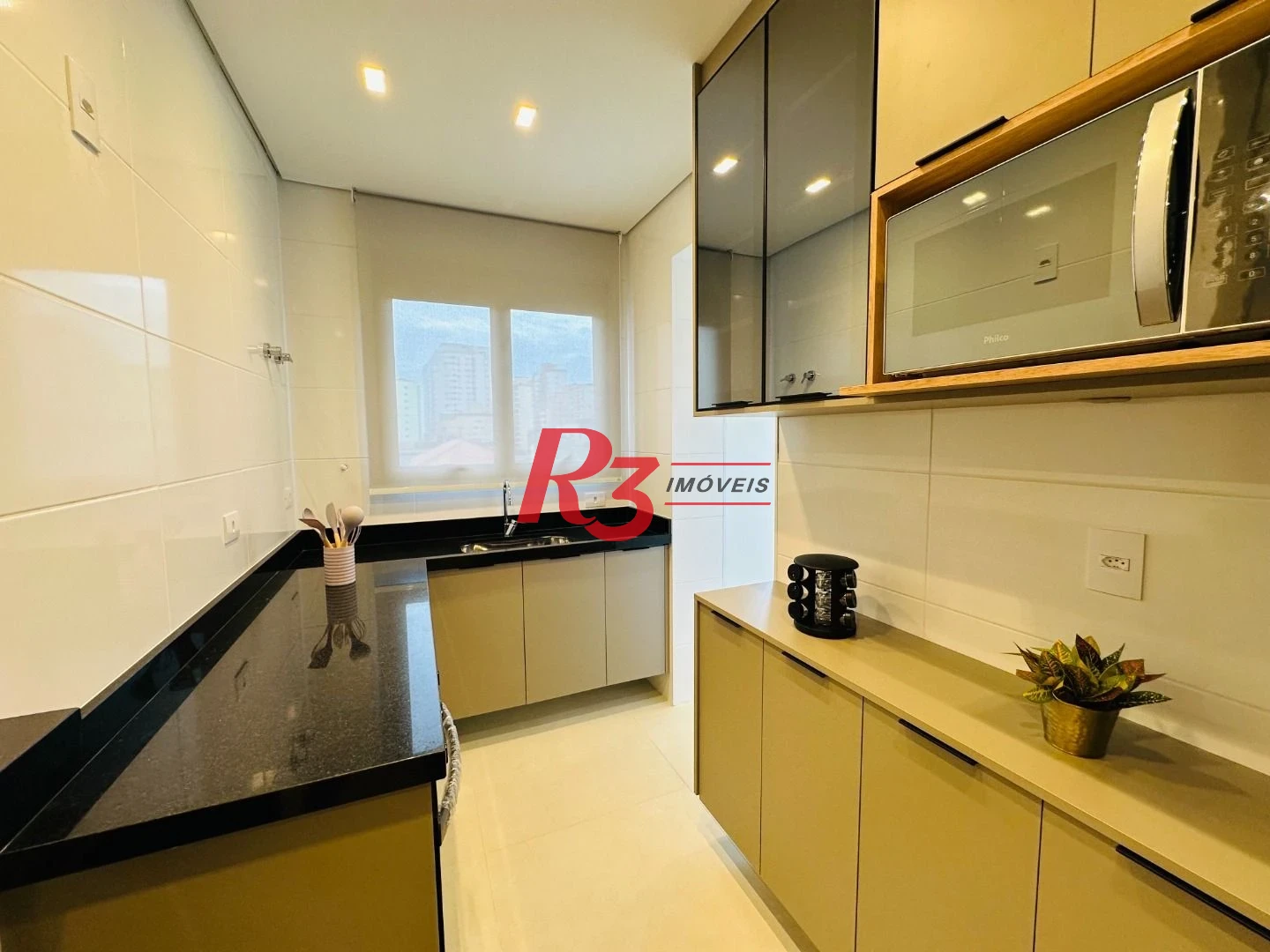 Apartamento com 1 dormitório à venda, 52 m² por R$ 890.000,00 - Aparecida - Santos/SP