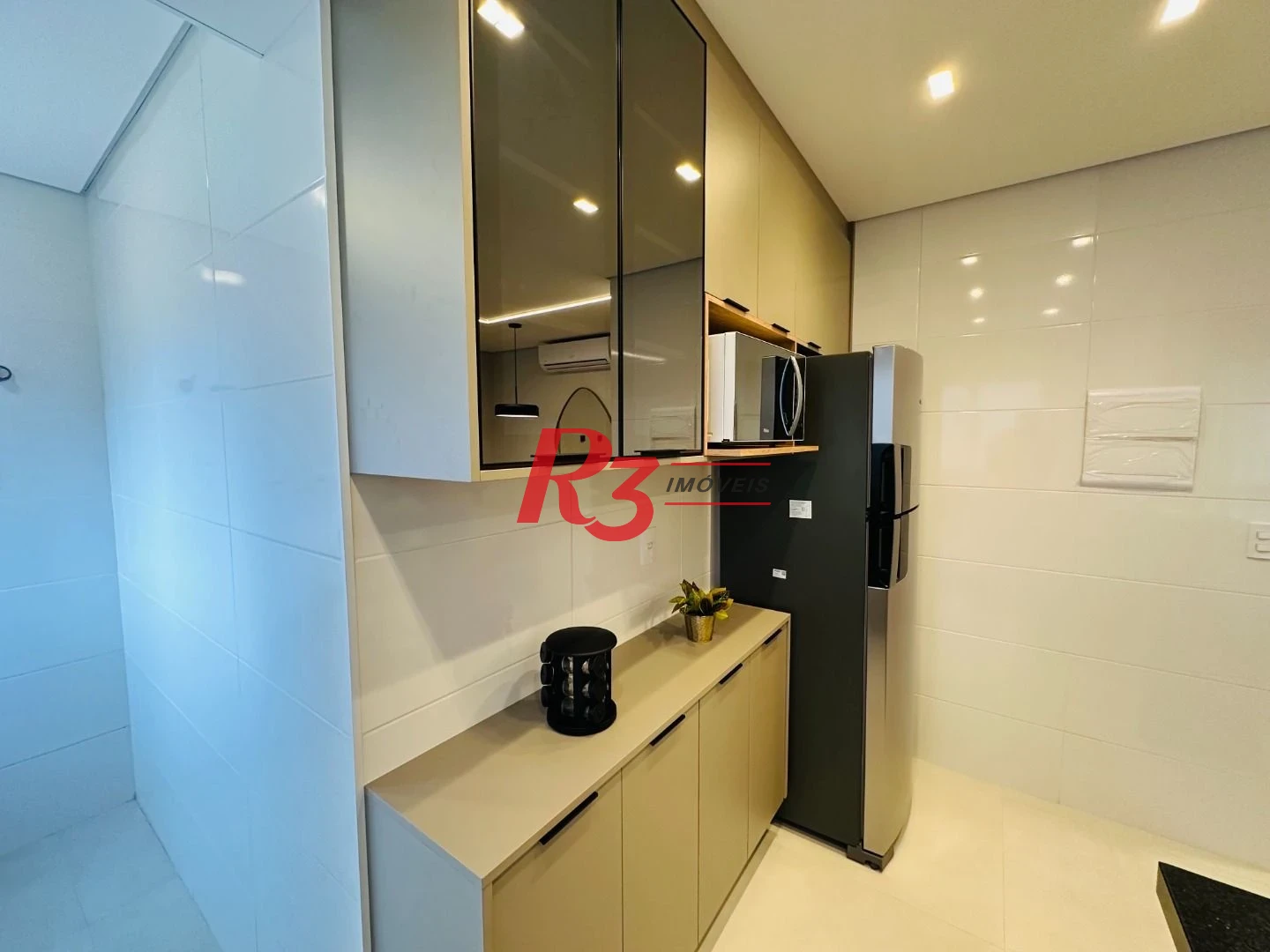 Apartamento com 1 dormitório à venda, 52 m² por R$ 890.000,00 - Aparecida - Santos/SP