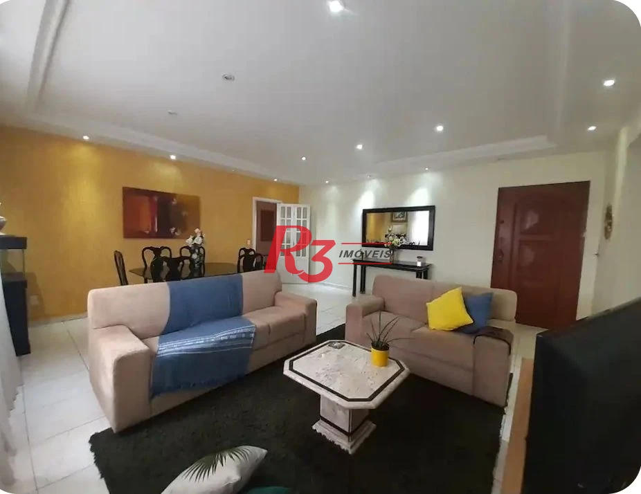 Apartamento com 3 dormitórios para alugar, 130 m² por R$ 7.800,02/mês - Ponta da Praia - Santos/SP