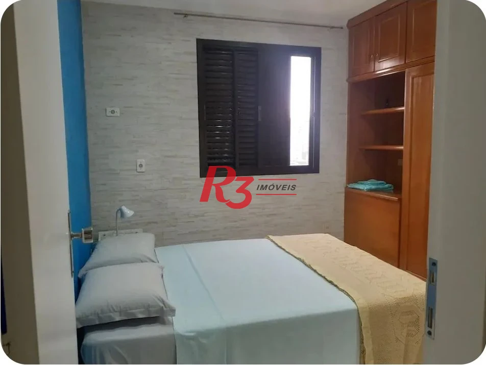 Apartamento com 3 dormitórios para alugar, 130 m² por R$ 7.800,02/mês - Ponta da Praia - Santos/SP