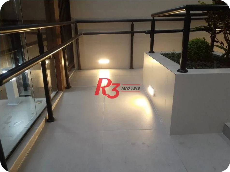 Apartamento com 3 dormitórios para alugar, 130 m² por R$ 7.800,02/mês - Ponta da Praia - Santos/SP