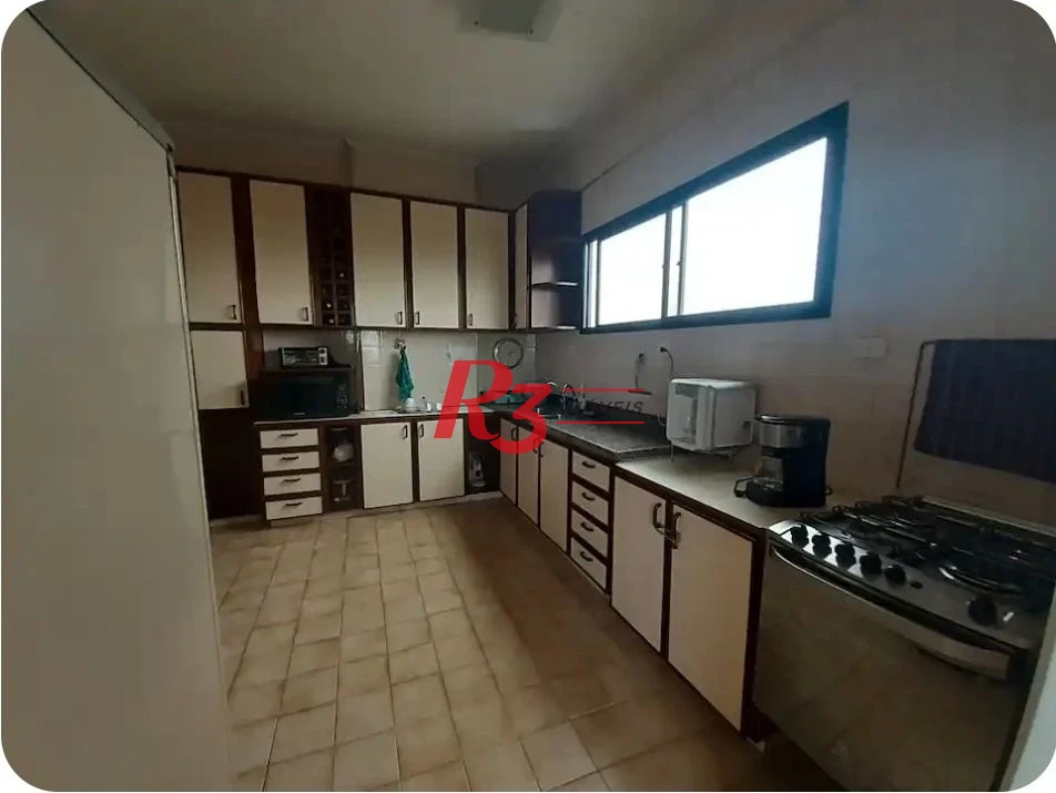 Apartamento com 3 dormitórios para alugar, 130 m² por R$ 7.800,02/mês - Ponta da Praia - Santos/SP
