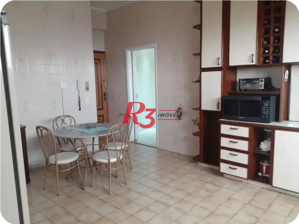 Apartamento com 3 dormitórios para alugar, 130 m² por R$ 7.800,02/mês - Ponta da Praia - Santos/SP