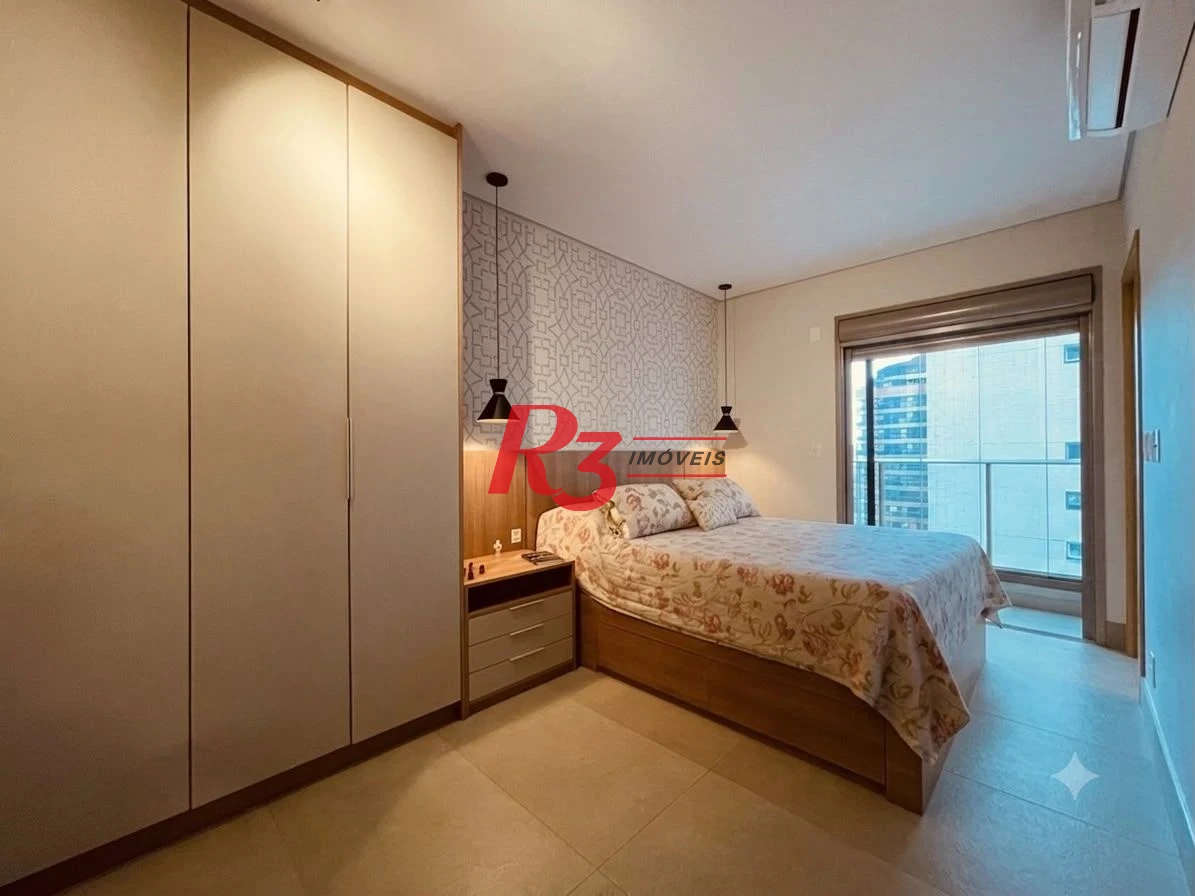 Apartamento com 2 dormitórios à venda, 88 m² por R$ 1.299.000,00 - Aparecida - Santos/SP