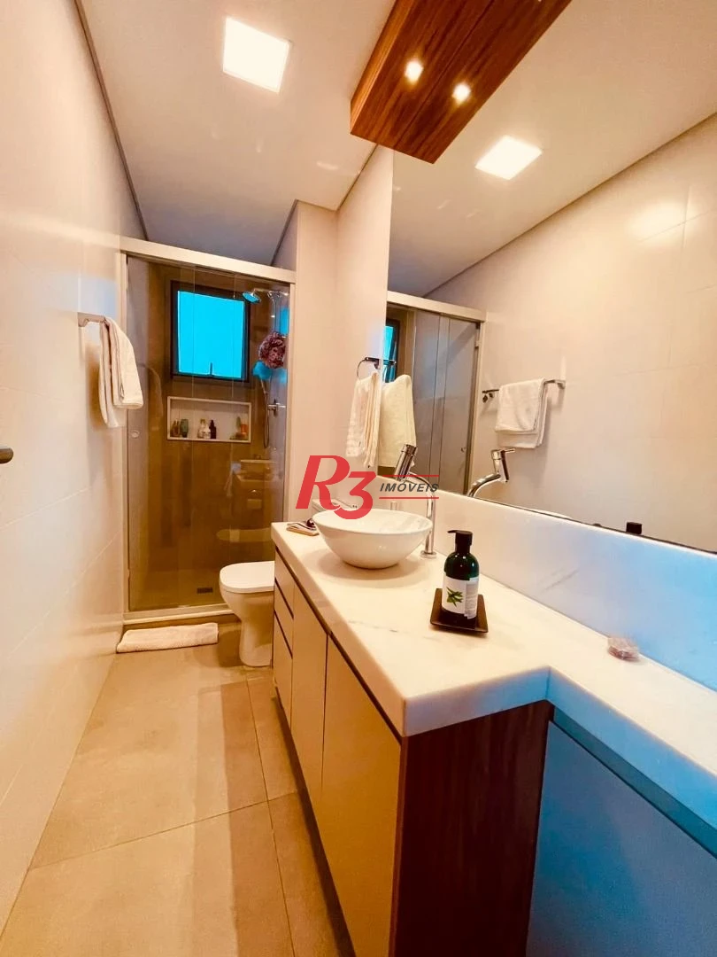 Apartamento com 2 dormitórios à venda, 88 m² por R$ 1.299.000,00 - Aparecida - Santos/SP