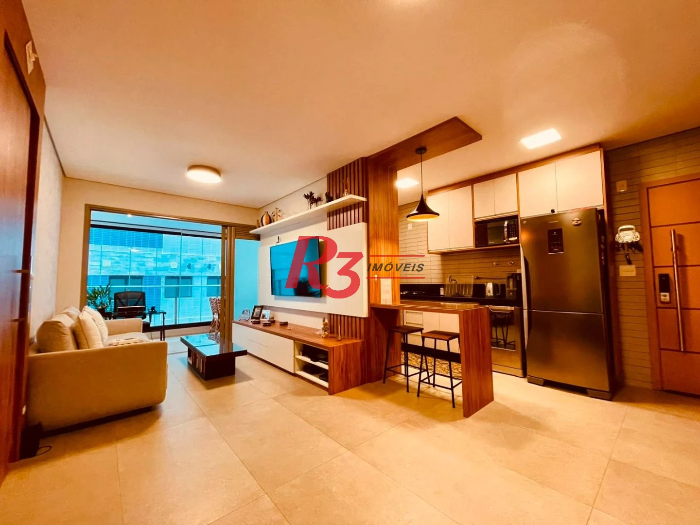 Apartamento com 2 dormitórios à venda, 88 m² por R$ 1.299.000,00 - Aparecida - Santos/SP