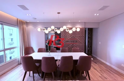 Apartamento com 4 dormitórios à venda, 133 m² por R$ 2.200.000,00 - Boqueirão - Santos/SP