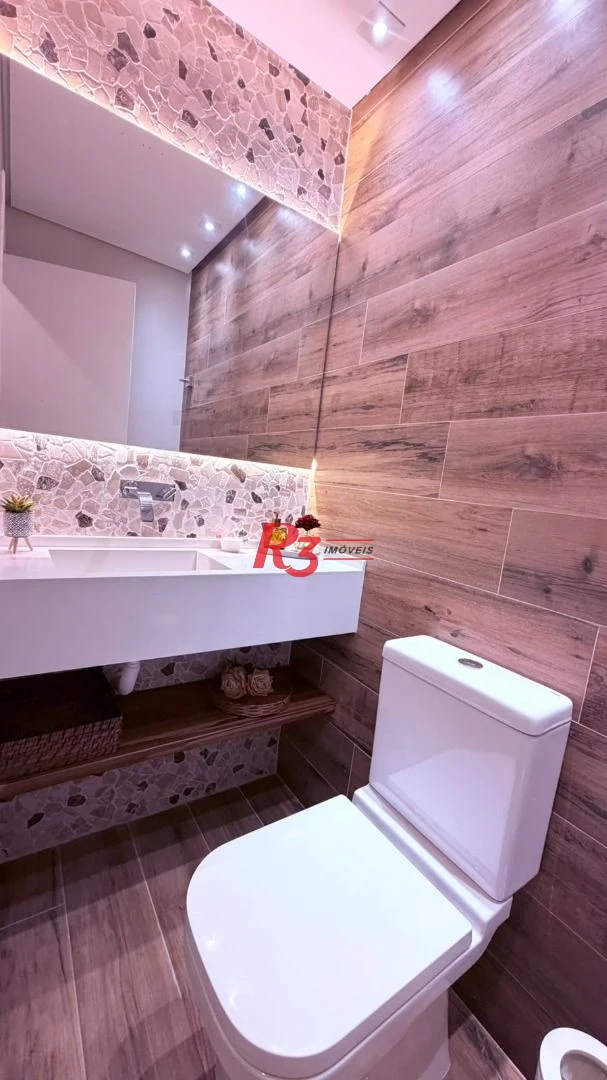 Apartamento com 4 dormitórios à venda, 133 m² por R$ 2.200.000,00 - Boqueirão - Santos/SP