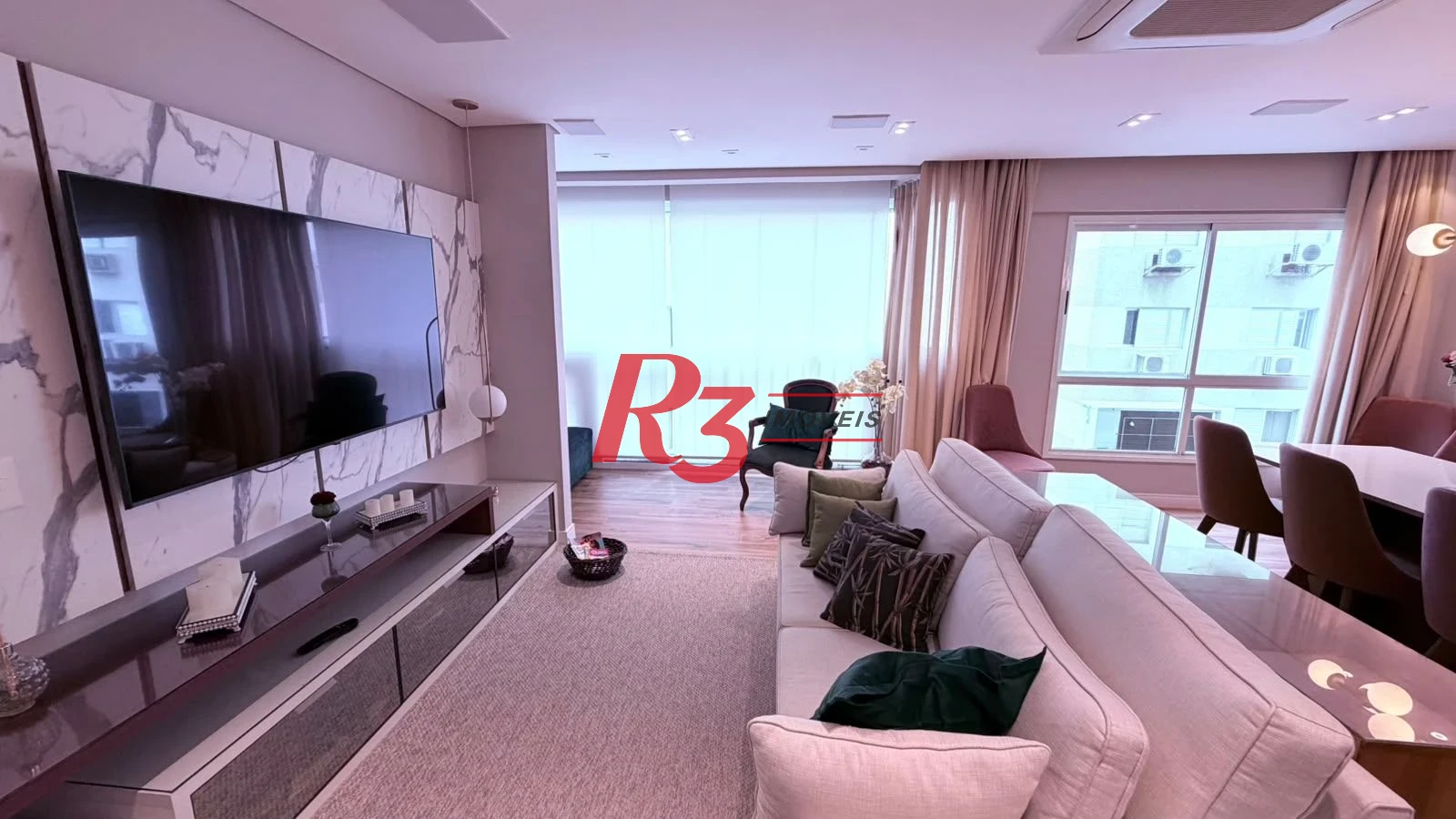 Apartamento com 4 dormitórios à venda, 133 m² por R$ 2.200.000,00 - Boqueirão - Santos/SP