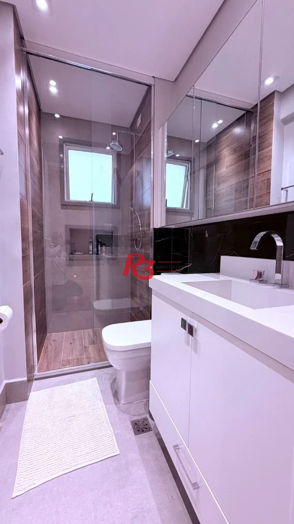 Apartamento com 4 dormitórios à venda, 133 m² por R$ 2.200.000,00 - Boqueirão - Santos/SP