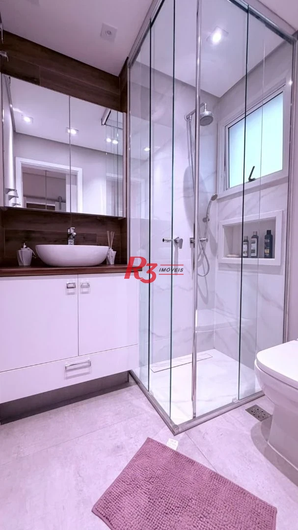 Apartamento com 4 dormitórios à venda, 133 m² por R$ 2.200.000,00 - Boqueirão - Santos/SP