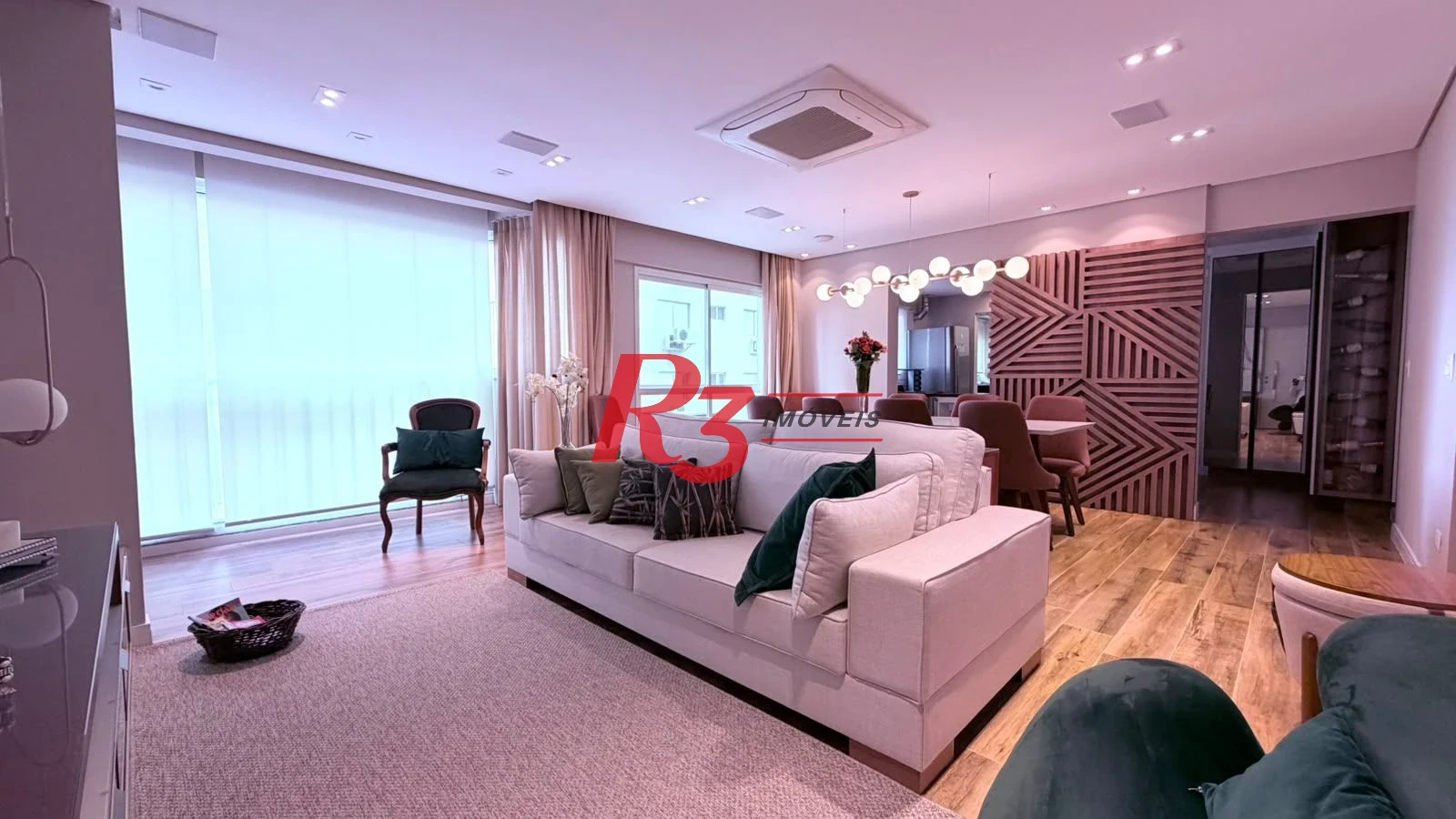 Apartamento com 4 dormitórios à venda, 133 m² por R$ 2.200.000,00 - Boqueirão - Santos/SP