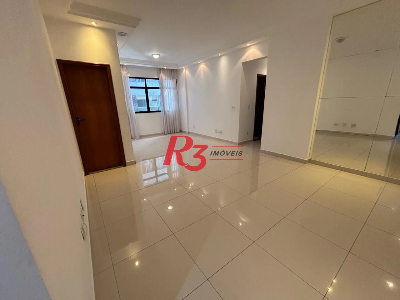 Apartamento com 2 dormitórios para alugar, 107 m² por R$ 6.000,00/mês - Aparecida - Santos/SP