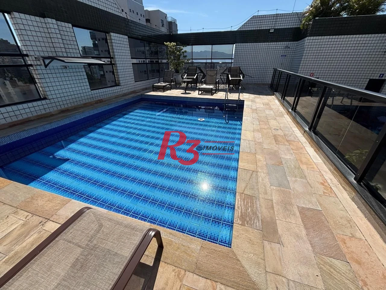 Apartamento com 2 dormitórios para alugar, 107 m² por R$ 6.000,00/mês - Aparecida - Santos/SP