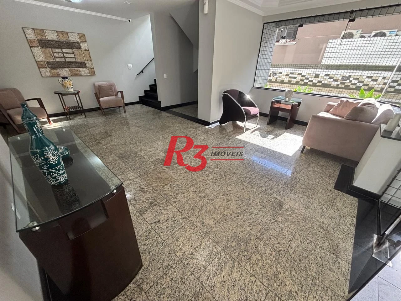 Apartamento com 2 dormitórios para alugar, 107 m² por R$ 6.000,00/mês - Aparecida - Santos/SP