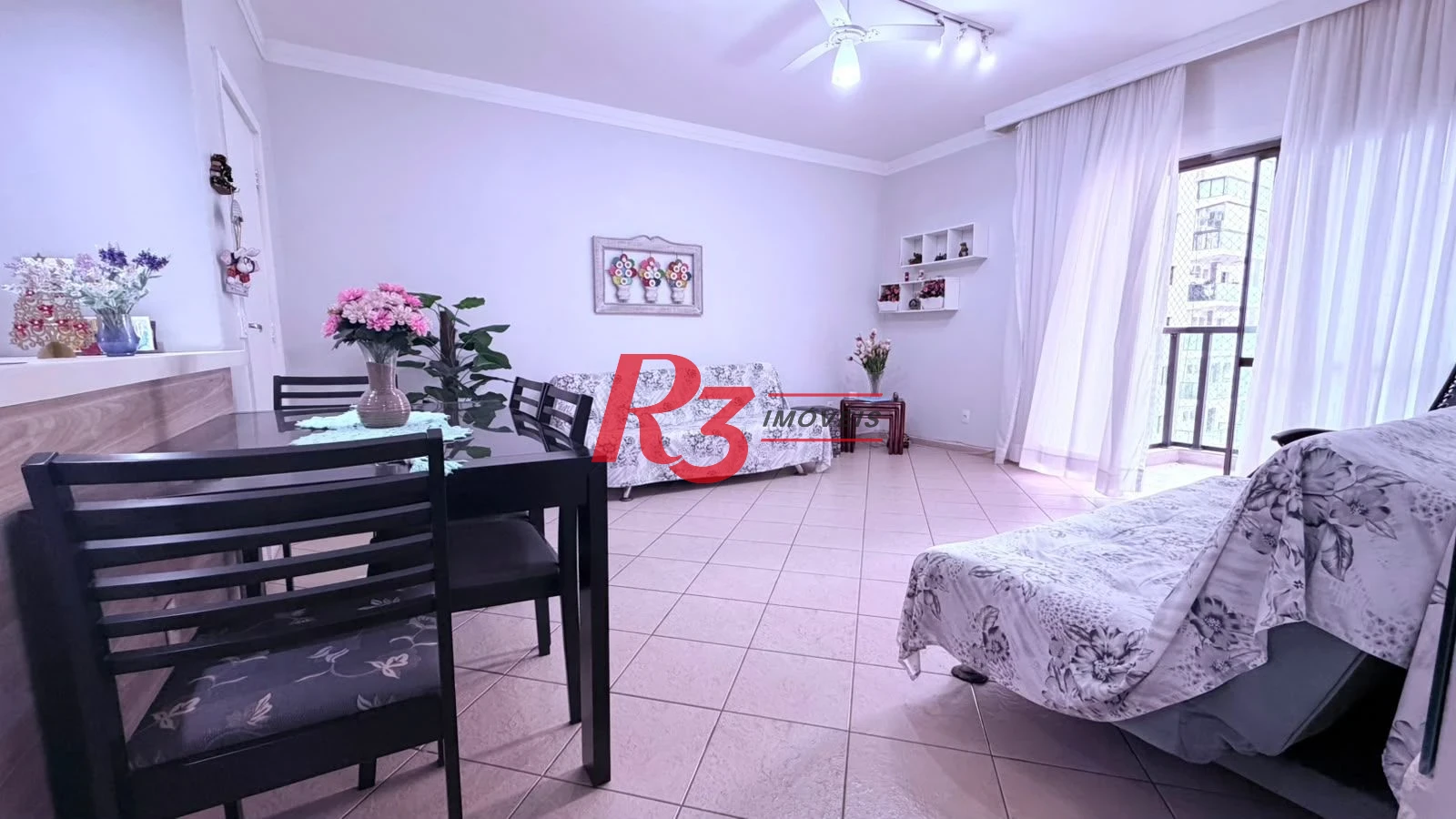 Apartamento com 2 dormitórios para alugar, 99 m² por R$ 6.000,00/mês - Boqueirão - Santos/SP