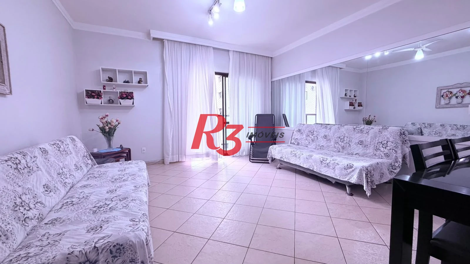 Apartamento com 2 dormitórios para alugar, 99 m² por R$ 6.000,00/mês - Boqueirão - Santos/SP